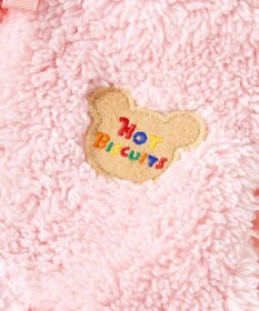 MIKI HOUSE HOT BISCUITS 【80-120cm】 裏ボアフリース リバーシブル総柄ベスト