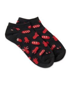 WEGO フード総柄ショートソックス