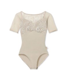 Chacott 【Nela ライン】ハーフスリーブレオタード