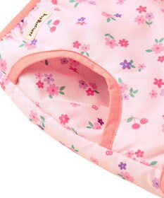 MIKI HOUSE HOT BISCUITS 【80-120cm】 裏ボアフリース リバーシブル総柄ベスト