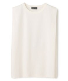 uncrave ダブルフェイスジャージー ノースリーブカットソー