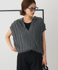 CRAFT STANDARD BOUTIQUE シアーフリンジスキッパーニットプルオーバー