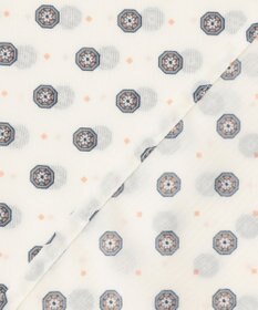 J.PRESS LADIES 【洗える】ジオメトリックプリント ブラウス