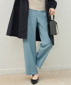 自由区 L 【洗える】ストレッチライトツイルベイカー パンツ