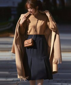 23区 S 【洗える】セミウーステッドウール パフスリーブ ニット