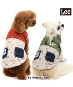 PET PARADISE LEE 綿入ベスト モノグラム 《オレンジ》 小型犬