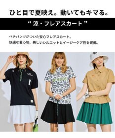 PW CIRCULUS 【ペチパンツ付】【WOMEN】フレアスカート ゴルフウェア レディース