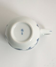 たち吉 染付花鳥マグカップ〈１個〉美濃焼