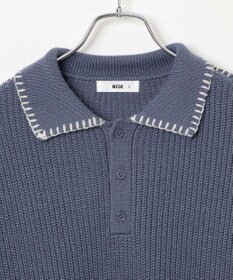 WEGO ハンドステッチポロプルオーバー