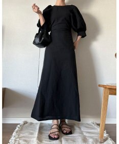 Green Parks AnriettMusee バックカットワークワンピース