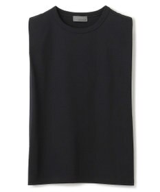 uncrave ダブルフェイスジャージー ノースリーブカットソー