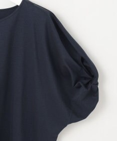 自由区 S 【接触冷感・UVカット・吸水速乾・抗菌防臭・洗える】ハイツイストポンチスリーブディティール カットソー