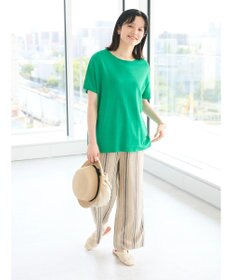 CRAFT STANDARD BOUTIQUE UVカット/接触冷感/洗える/ 半袖ニットプルオーバー