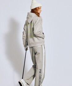 PW CIRCULUS 2025 NEW！【手洗い洗濯可】【WOMEN】スエードライク デタッチャブルフーディ ゴルフウェア レディース