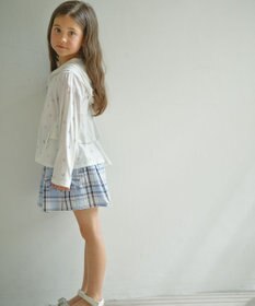 組曲 KIDS 【UVケア】【150-160cm】フラワーオパール パーカー