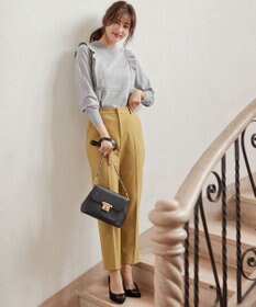 ANY SIS 【洗える】袖フレアーレイヤード ニット