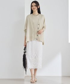 自由区 【SHIHOさん着用・こだわり素材】パネルレース スカート