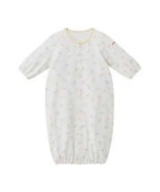 MIKI HOUSE HOT BISCUITS 【50-60㎝】 スムース素材 総柄ツーウェイオール