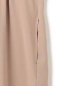 BEIGE， 【洗える】FLEUR / ニットコンビハイネックノースリーブドレス