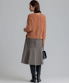 組曲 L 2WAYウォームストレッチ チェックスカート