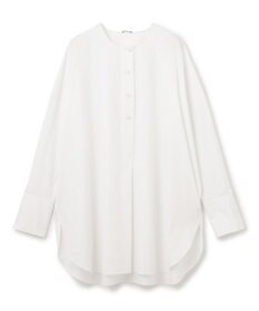 JOSEPH ポプリン　ノーカラープルオーバーブラウス