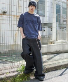 WEGO 【ユニセックス着用ITEM/MLサイズ展開】ブリーチダメージアップリケT（SS）