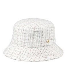 MOONBAT estaa(エスタ) ざっくりツイード バケットハット  帽子 手洗い可能 サイズ調整可能