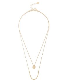 AMERICAN HOLIC メタルトップ＆ボールスライドチェーンＳＥＴネックレス