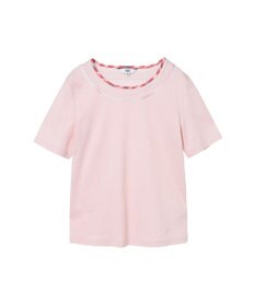 DAKS チェック スパンコール Tシャツ