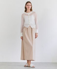 BEIGE， PYRRHOT / シアーコンビ リブカーディガン