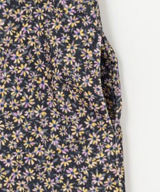 組曲 KIDS 【110-140㎝】モノトーンフラワーコーデュロイ ワンピース