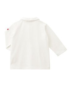 MIKI HOUSE HOT BISCUITS 【70-90cm】 くるま刺繍 オーバーオール＆ポロシャツギフトセット【BOX付き】