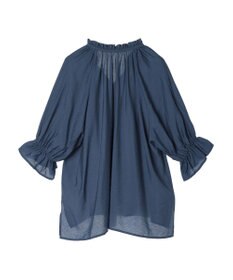 AMERICAN HOLIC 接触冷感　フリル衿５分袖ブラウス