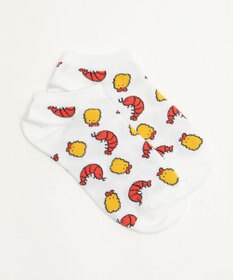 WEGO フードチェンジ総柄ショートソックス