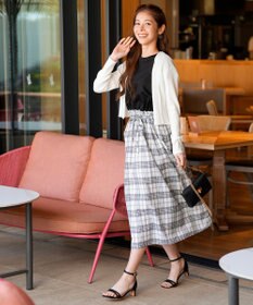 ANY SIS リブショートレングス カーディガン