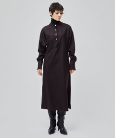 BEIGE， TERNES / ドルマンスリーブウールワンピース