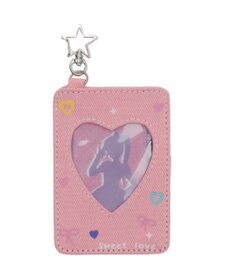 WEGO 【痛バ＆推し活グッズ】デニムハートカードホルダーキーホルダー