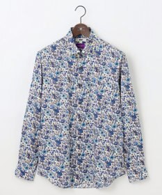 JOSEPH ABBOUD 【キングサイズ・英国リバティ社・纏うアート・柄で魅せる】リバティプリント シャツ　25AW