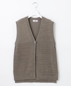 J.PRESS LADIES 【洗える】 LICOテープベスト ニット ジレ