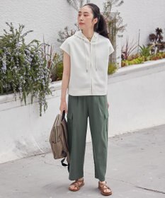 ANY 【ウエストゴム】清涼リネンカーゴパンツ