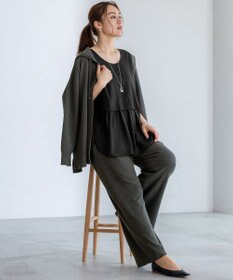 23区 L 【Lサイズ限定/好評につき新色追加】ナチュラルコットンベア タンクトップ