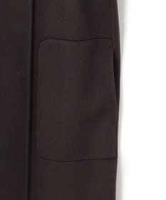 ICB ウールリバー ストール付きノーカラーコート