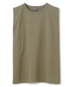 uncrave ダブルフェイスジャージー ノースリーブカットソー