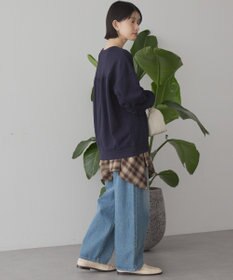 AMERICAN HOLIC バックギャザー裏毛プルオーバー