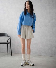 WEGO 【ウエストゴム】スウェットイージーショートパンツ