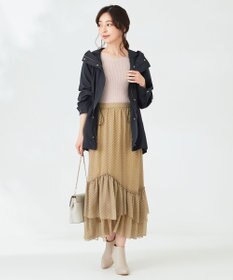 ANY SIS 【洗える】ティアードプリント スカート