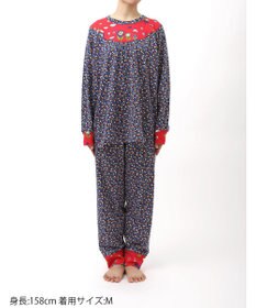 tsumori chisato SLEEP ツモリチサト パジャマ 長袖 長ズボン ルームウェア 綿100%(本体) ミニ裏毛素材 上下セット かぶりタイプ tsumori chisato SLEEP UDX552 /ワコール