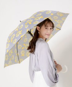 MOONBAT 【超撥水】フロータス (FLO(A)TUS) 長傘 ストライプフラワー 耐風