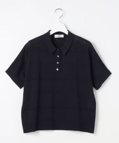J.PRESS LADIES L DRY COTTON ポロ ニット