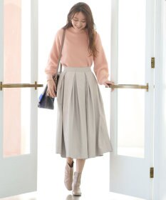 ANY 【洗濯機可能/8色展開】ソフトタッチポリエステルニット